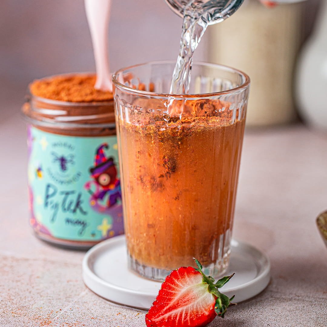 Power Pollen - Bee Pollen with freeze - dried strawberries 200g - Sadowski Bee Gardens - Vesa Beauty