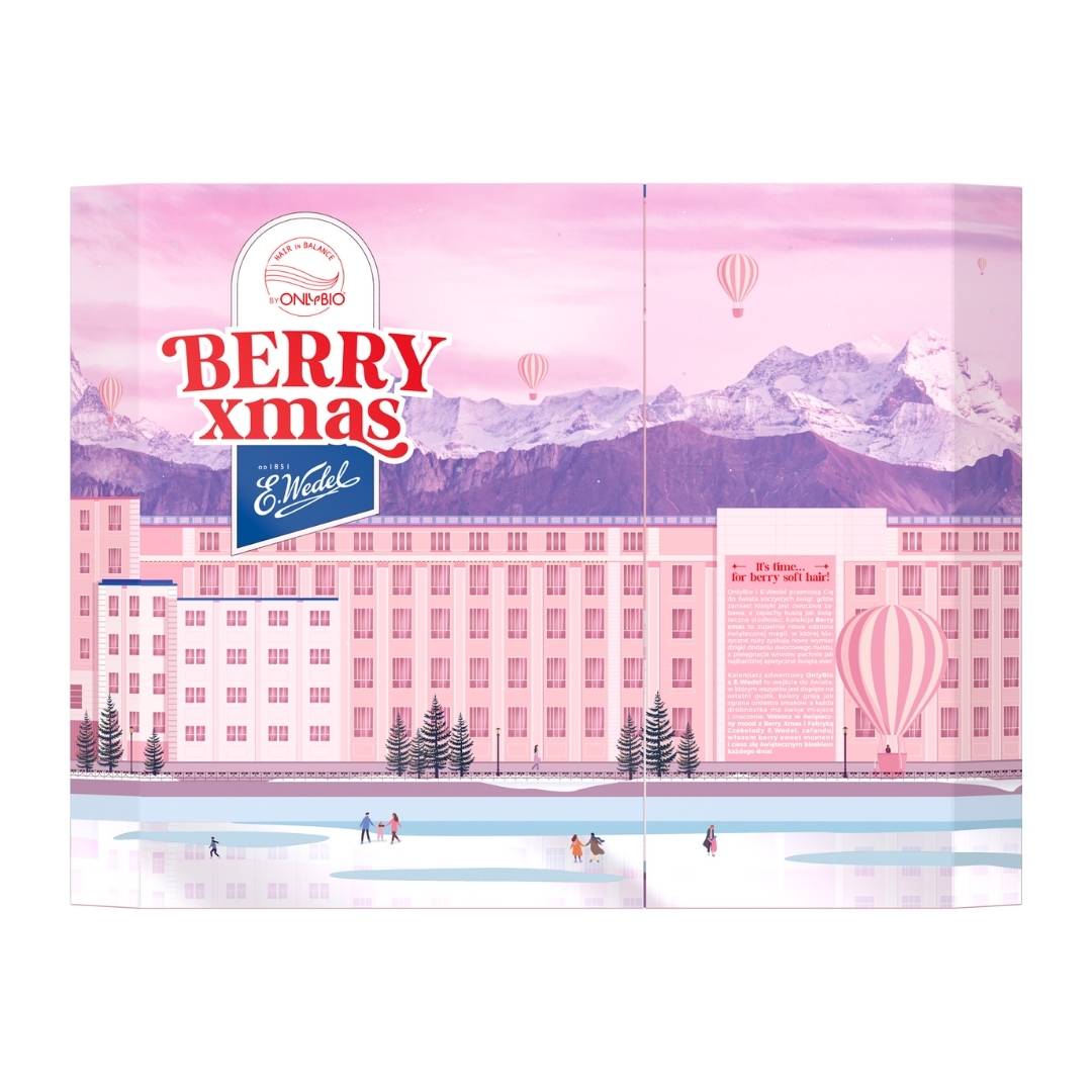 PRE - ORDER | OnlyBio & E.Wedel - Hair in Balance Advent Calendar Berry Xmas 24pcs | Dispatch Date from 14.11.2025 - Advent Calendars - Vesa Beauty