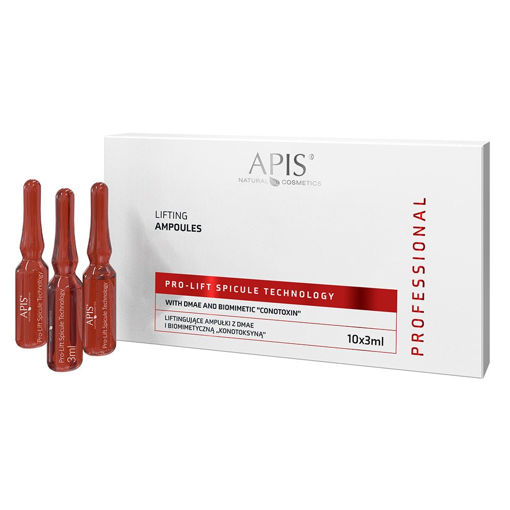 PRO - LIFT SPICULE TECHNOLOGY - Lifting ampoules with DMAE and biomimetic "conotoxin" 10x3ml - APIS - Vesa Beauty