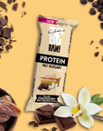 Protein 28% Bar - Vanilla Cheesecake dark chocolate covered 40g - Be Raw - Vesa Beauty