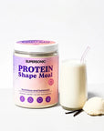 Protein Shape Meal - Vanilla Ice - Cream 600g | high protein, low - carb, with MCT - SUPERSONIC - Vesa Beauty