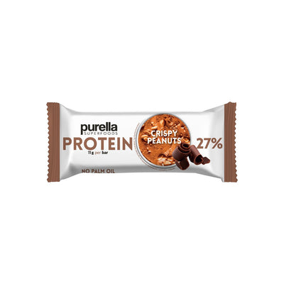 Purella 27% Protein Bar Crispy Peanuts 40g - Purella Superfoods - Vesa Beauty