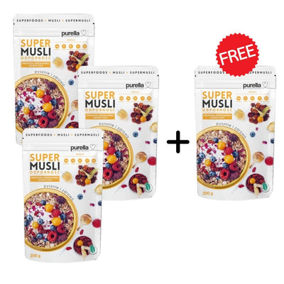 Purella 3+1 FREE Super Muesli Immune 200g - Purella Superfoods - Vesa Beauty