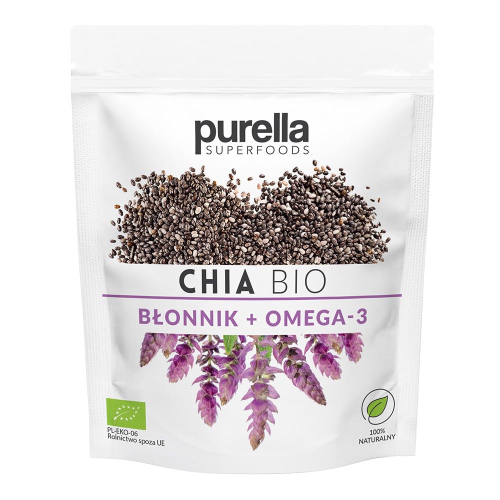 Purella Chia BIO - Fiber + Omega3 200g - Purella Superfoods - Vesa Beauty
