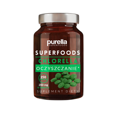 Purella Food Supplement Chlorella 250 tablets - Purella Superfoods - Vesa Beauty