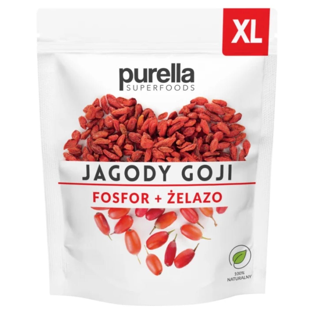 Purella Goji Berries - Phosphorus + Iron 100g - Purella Superfoods - Vesa Beauty