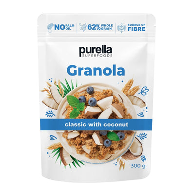 Purella Granola classic with coconut 300g - Purella Superfoods - Vesa Beauty