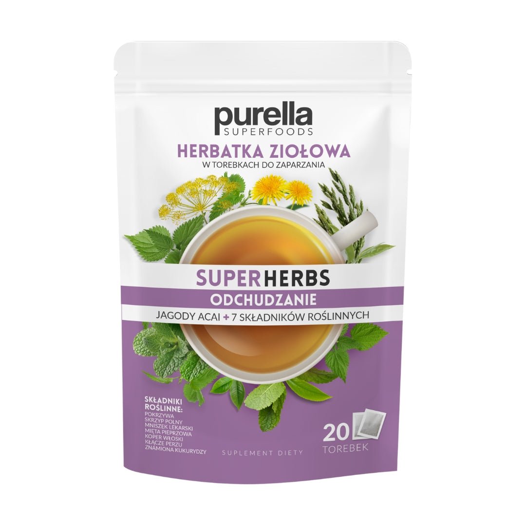 Purella Herbal Infusion - Slim Superherbs (20x 1.75g) - Purella Superfoods - Vesa Beauty