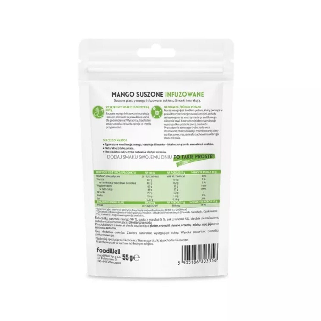 Purella Infused Dried Mango 55g - Purella Superfoods - Vesa Beauty