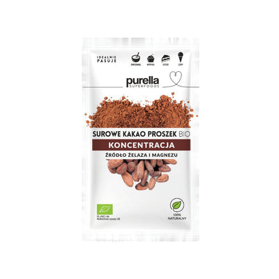 Purella Raw Cocoa - powder BIO 40g - Purella Superfoods - Vesa Beauty