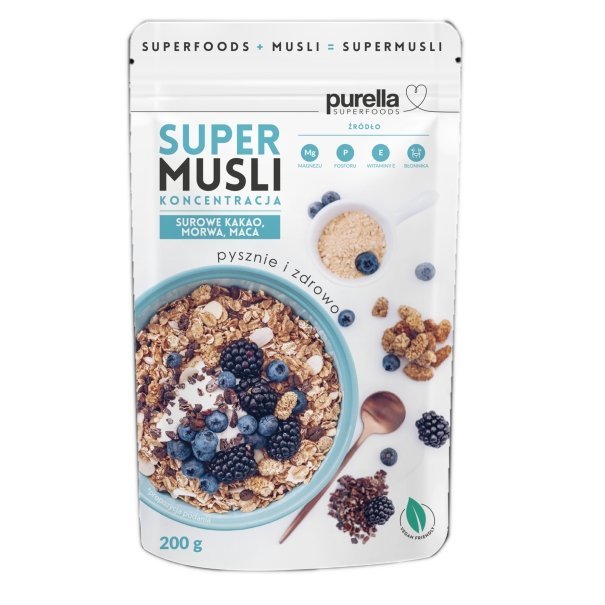 Purella Super Muesli Focus 200g - Purella Superfoods - Vesa Beauty