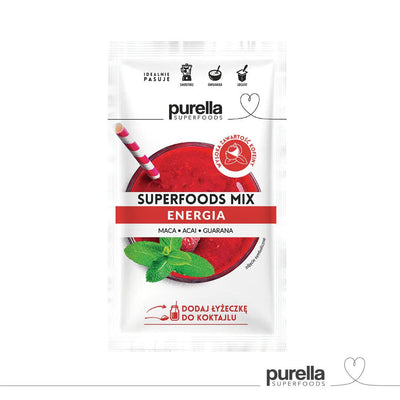 Purella Superfoods mix Energy - Maca, Acai, Guarana 40g - Purella Superfoods - Vesa Beauty