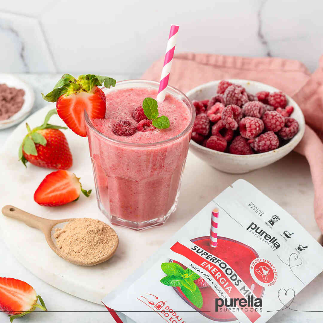 Purella Superfoods mix Energy - Maca, Acai, Guarana 40g - Purella Superfoods - Vesa Beauty