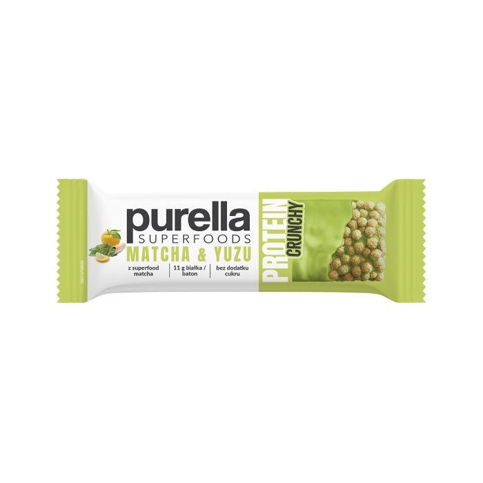 Purella SuperFoods Protein Bar - Crunchy Matcha & Yuzu 45g - Purella Superfoods - Vesa Beauty