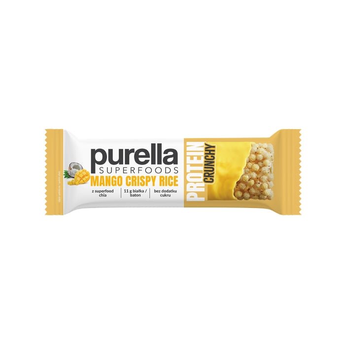 Purella SuperFoods Protein Bar - Mango Crispy Rice 45g - Purella Superfoods - Vesa Beauty