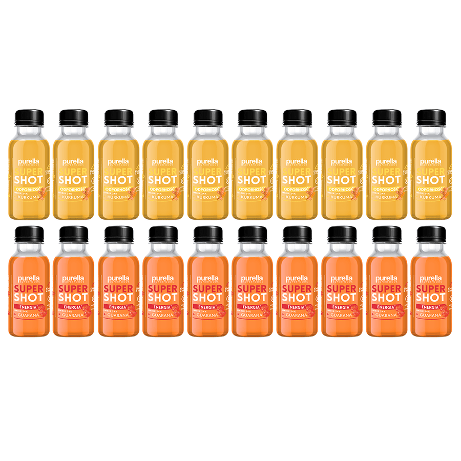 Purella Supershots Set: 10x ENERGY + 10x IMMUNITY - Purella Superfoods - Vesa Beauty