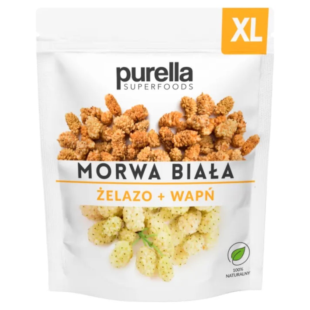Purella White Mulberry - Iron + Calcium 100g - Purella Superfoods - Vesa Beauty