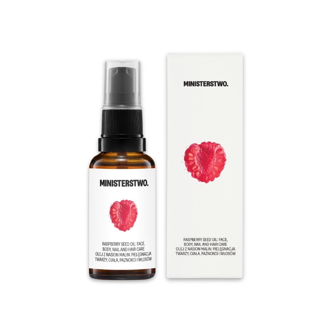 RASPBERRY Seed Oil - face, body, nail & hair care 30ml - Ministerstwo - Vesa Beauty