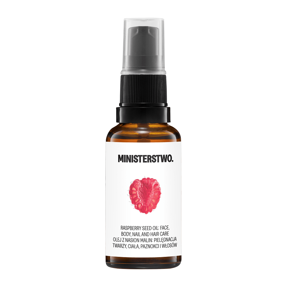RASPBERRY Seed Oil - face, body, nail & hair care 30ml - Ministerstwo - Vesa Beauty