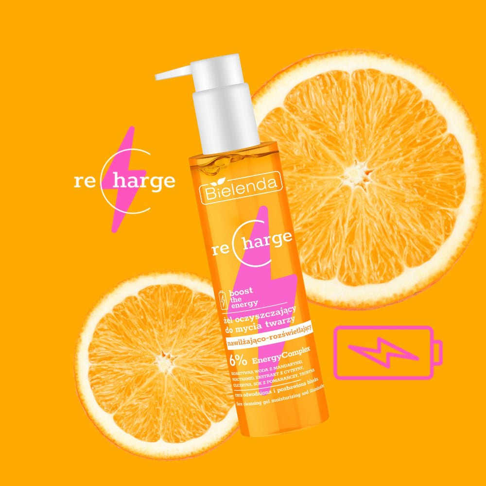 RECHARGE Moisturising & Illuminating Face Cleansing Gel 150ml - Bielenda - Vesa Beauty