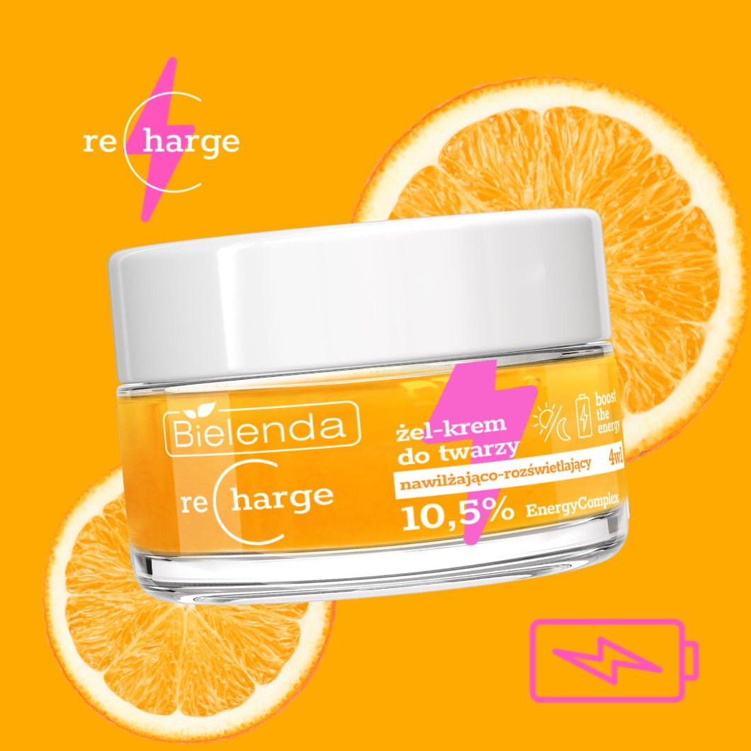 RECHARGE Moisturising & Illuminating Face Gel - Cream 4in1 50ml - Bielenda - Vesa Beauty