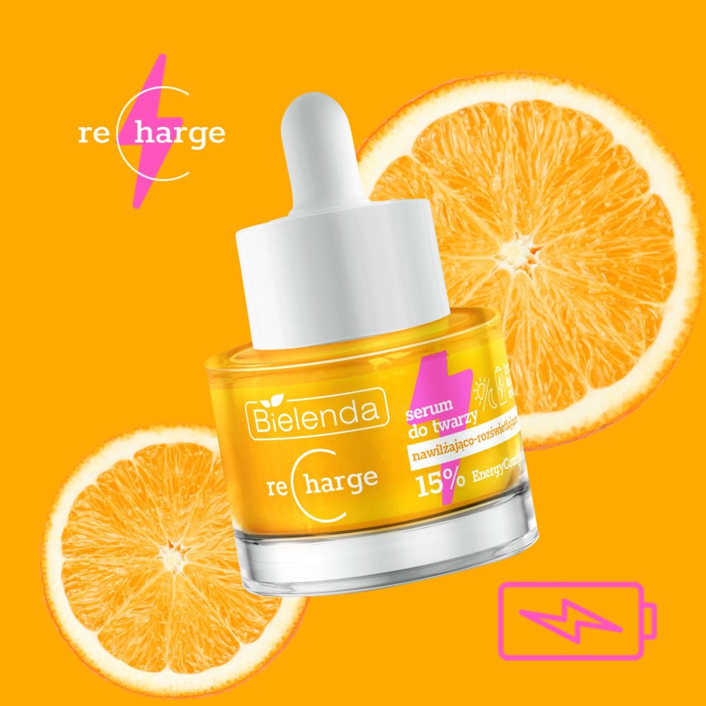RECHARGE Moisturising & Illuminating Face Serum 30ml - Bielenda - Vesa Beauty