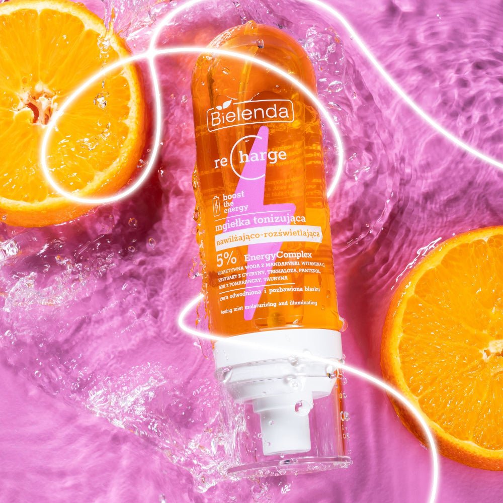 RECHARGE Moisturising & Illuminating Toning Mist 100ml - Bielenda - Vesa Beauty