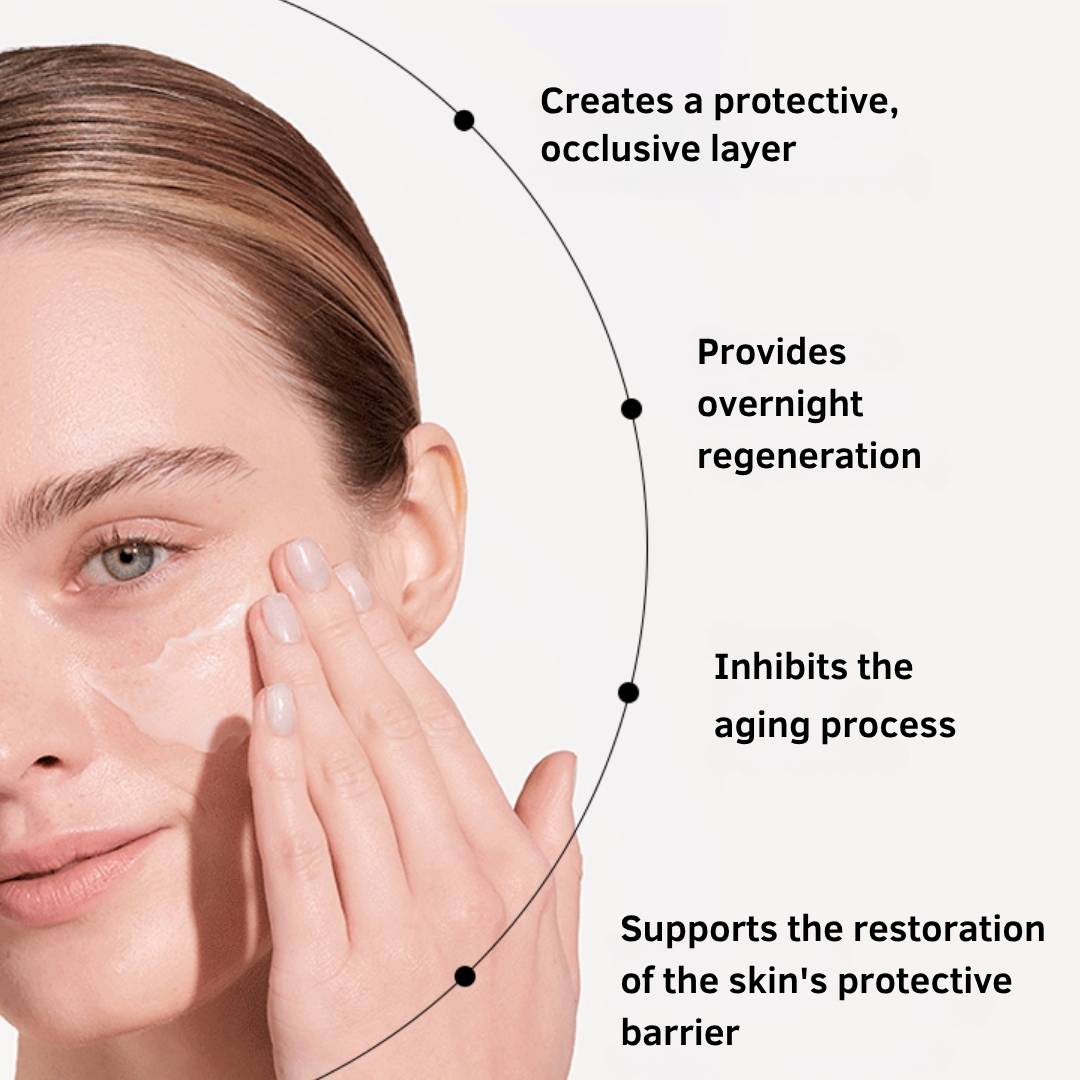 REPAIR BY NIGHT night - time face cream with 'Second Skin' lipid protective cover 50ml - Veoli Botanica - Vesa Beauty