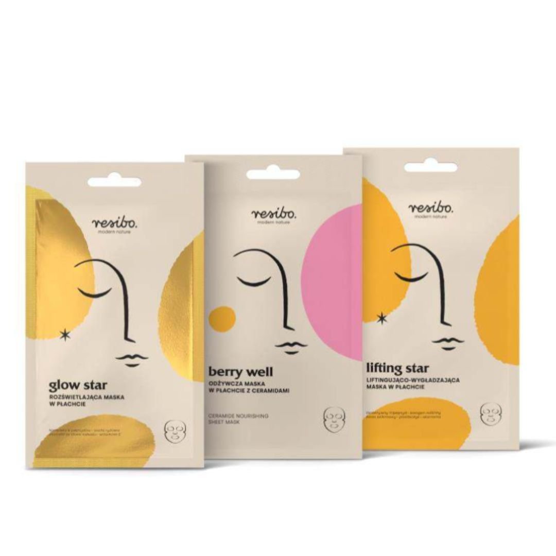 Resibo Face Sheet Mask Set – 3 Masks - Resibo - Vesa Beauty
