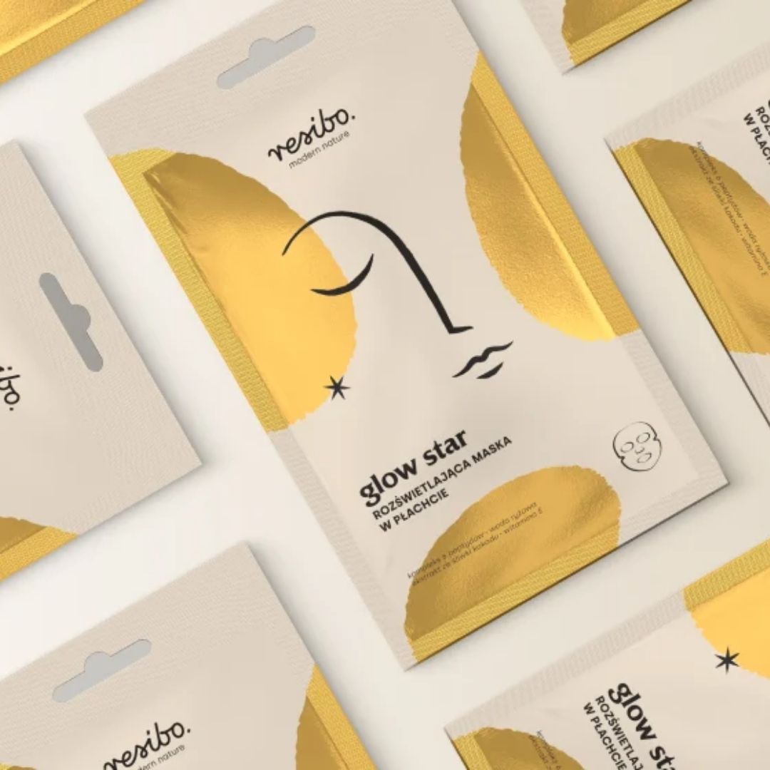Resibo GLOW STAR brightening sheet mask 1pc - Resibo - Vesa Beauty