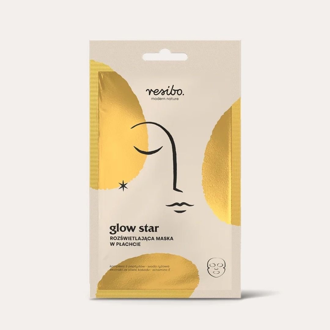 Resibo GLOW STAR brightening sheet mask 1pc - Resibo - Vesa Beauty