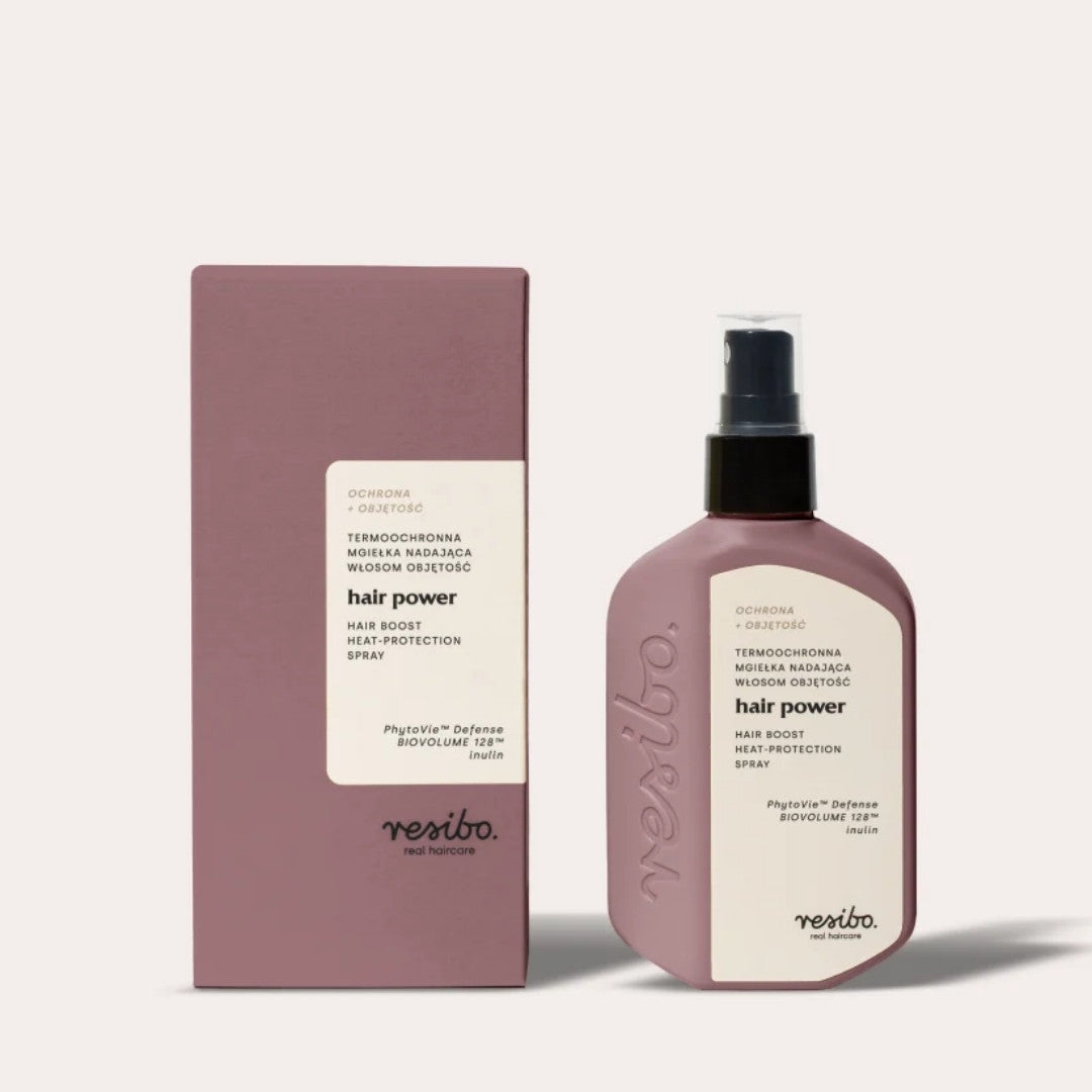 Natural Cosmetics Resibo HAIR POWER Hair Boost Heat-Protection Spray 100ml