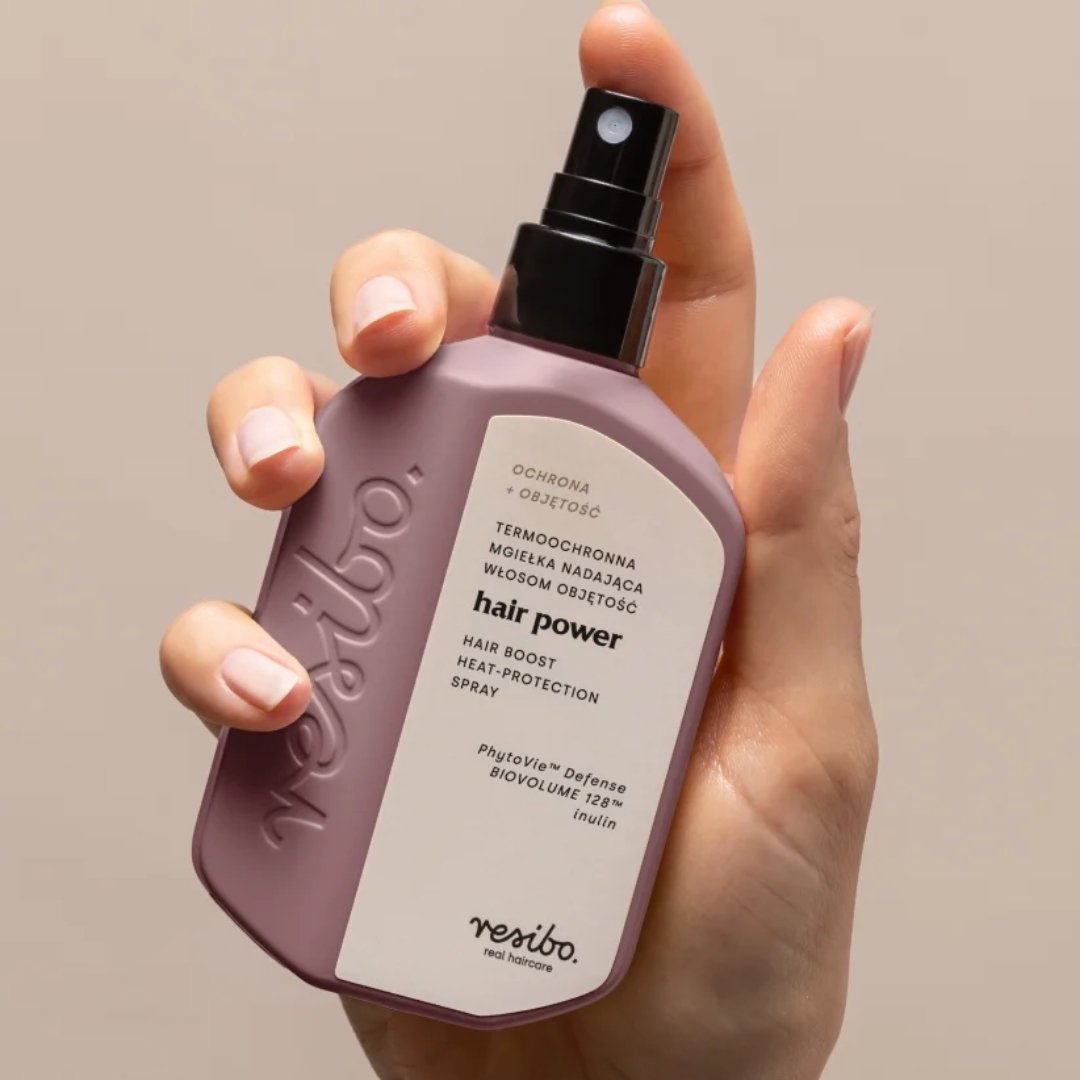 Natural Cosmetics Resibo HAIR POWER Hair Boost Heat-Protection Spray 100ml