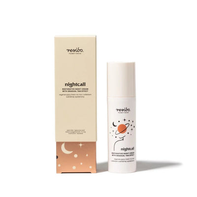 Resibo NIGHTCALL Restorative Night Cream with gradual tan effect 50ml - Resibo - Vesa Beauty