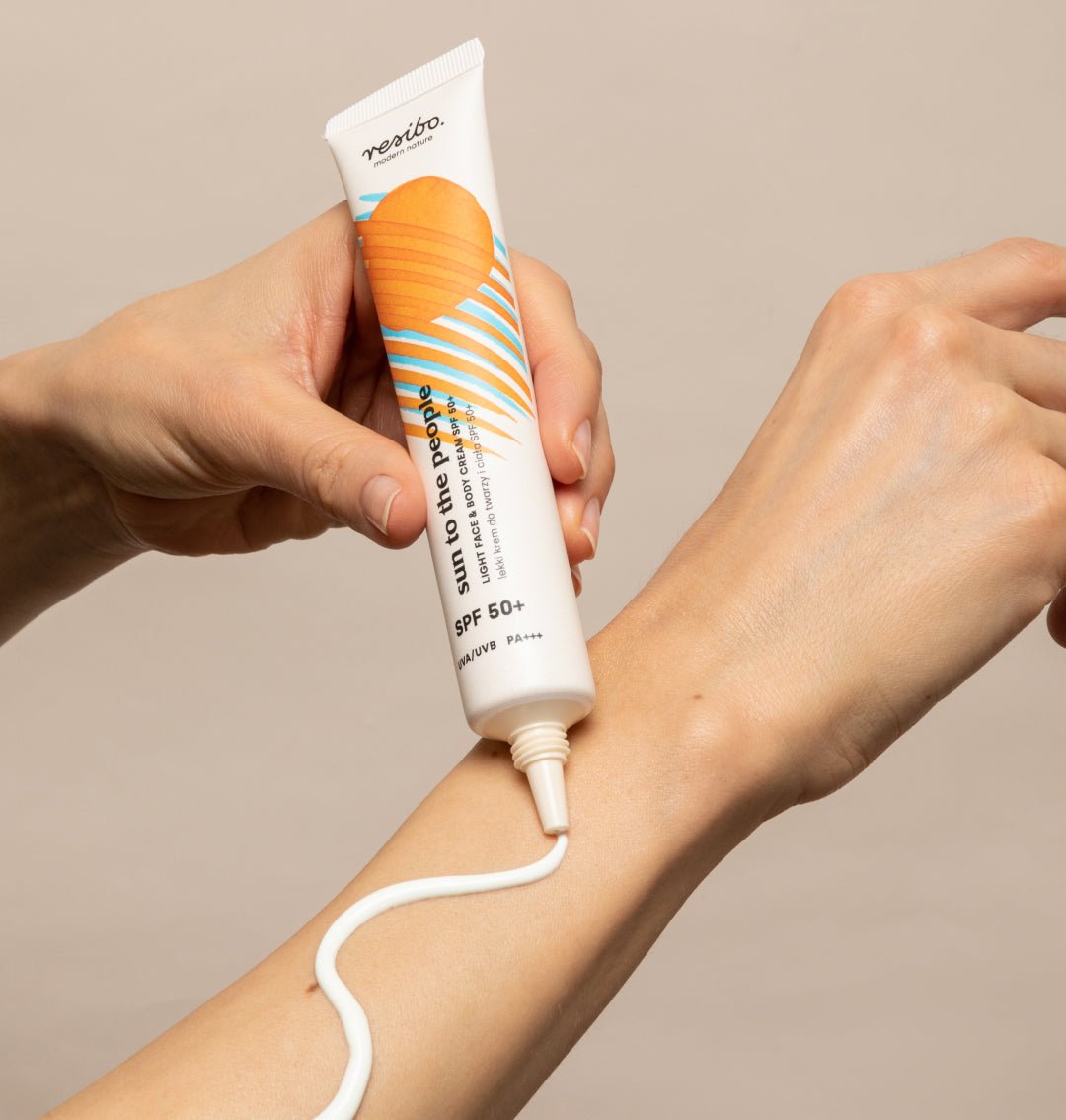 Resibo SUN TO THE PEOPLE Light face & body cream SPF50+ 50ml - Resibo - Vesa Beauty