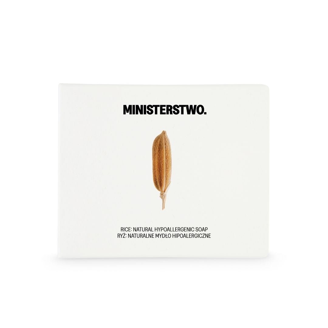 RICE: Natural Hypoallergenic Soap Bar 100g - Ministerstwo - Vesa Beauty