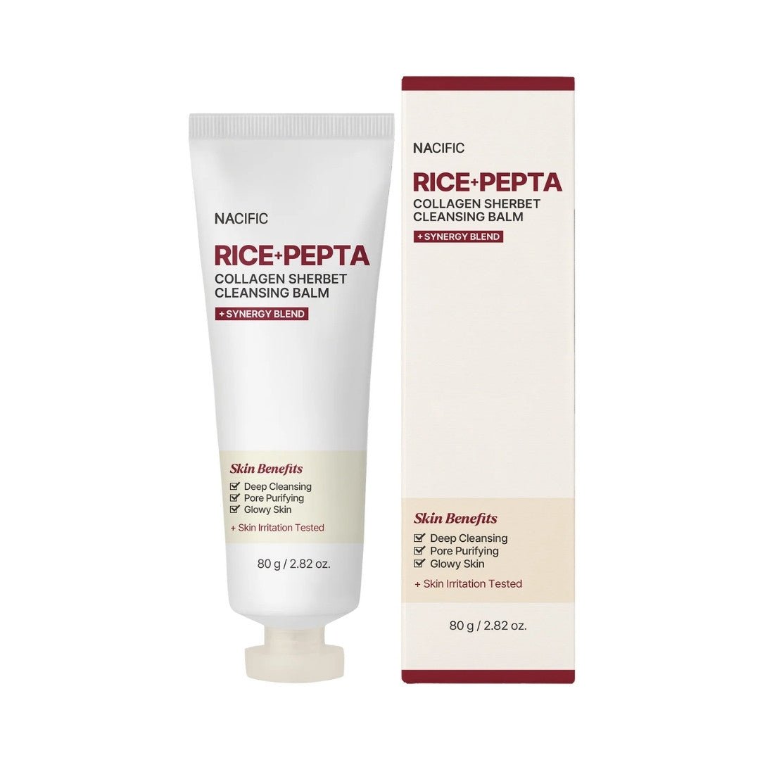 RICE PEPTA Collagen Sherbet Cleansing Balm 80g - NACIFIC - Vesa Beauty