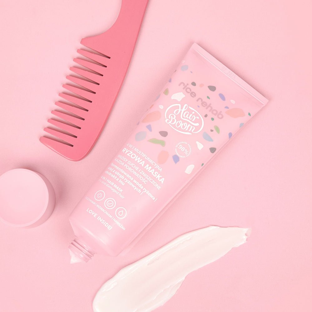 RICE REHAB 4in1 Hair Mask for dry & damaged hair 200ml - HairBoom - Vesa Beauty