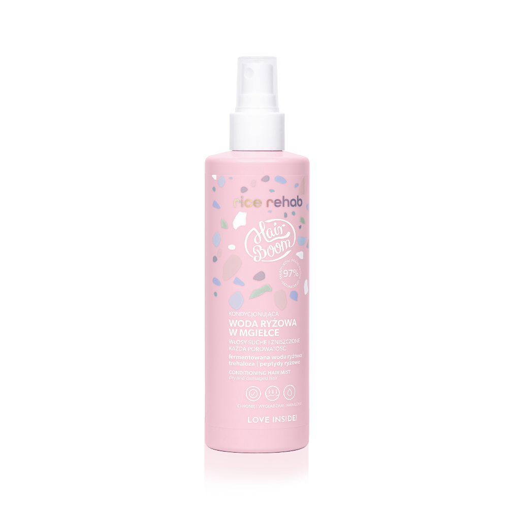 RICE REHAB Conditioning Hair Mist for dry & damaged Hair 200ml - HairBoom - Vesa Beauty