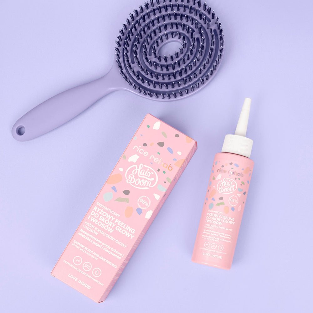RICE REHAB Enzyme Scalp & Hair Peeling for all hair & scalp types 100ml - HairBoom - Vesa Beauty