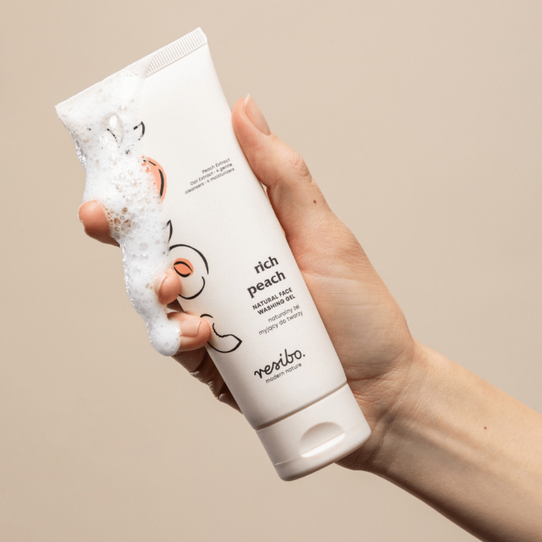 RICH PEACH Natural Face Washing Gel 125ml - Resibo - Vesa Beauty