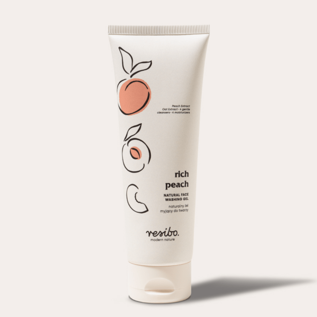 RICH PEACH Natural Face Washing Gel 125ml - Resibo - Vesa Beauty