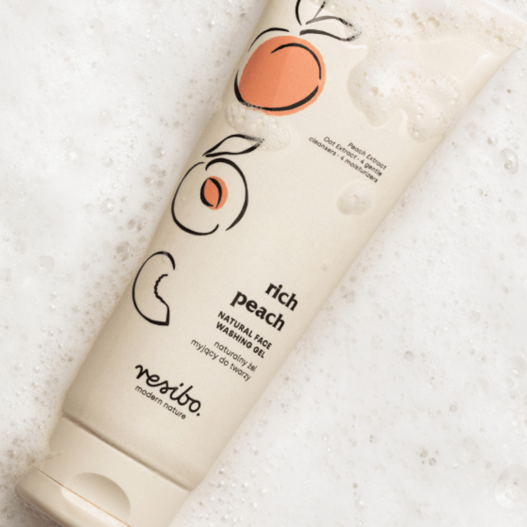 RICH PEACH Natural Face Washing Gel 125ml - Resibo - Vesa Beauty