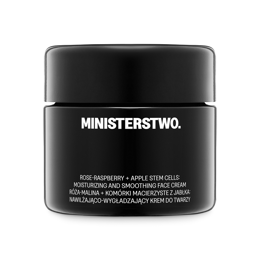 ROSE - RASPBERRY +Apple Stem Cells: Moisturizing & Smoothing Face Cream 50ml - Ministerstwo - Vesa Beauty