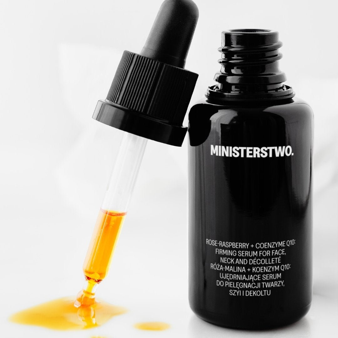 ROSE - RASPBERRY +Coenzyme Q10 - Firming serum for face, neck & decollete 30ml - Ministerstwo - Vesa Beauty