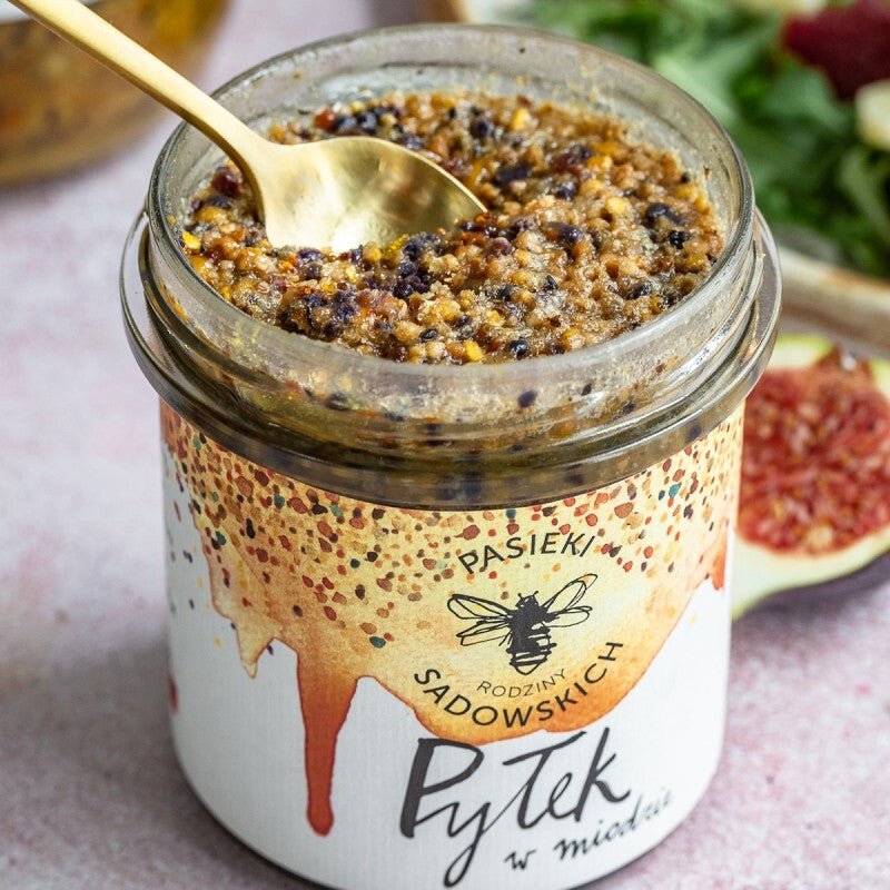 Sadowski Bee Gardens Bee Pollen in Honey 400g - Pasieki Sadowskich - Vesa Beauty