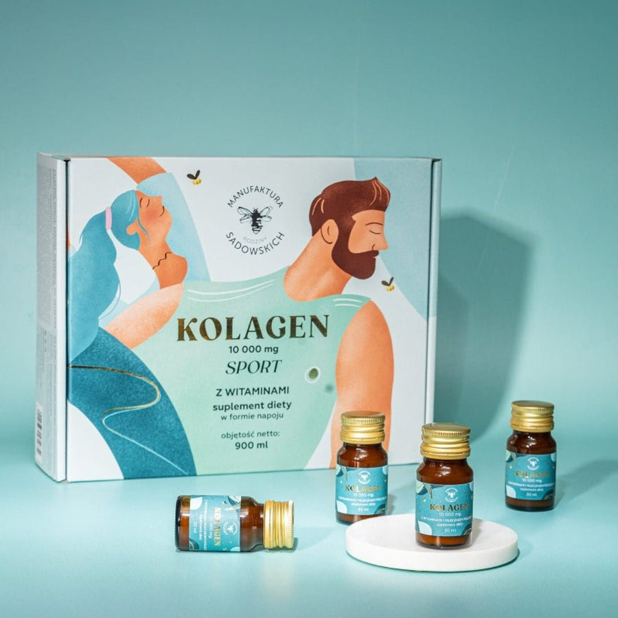 Sadowski bee Gardens Beef collagen Sport 10 000mg 30x30ml (shipping from 28.05) - Pasieki Sadowskich - Vesa Beauty