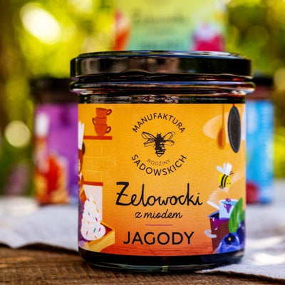Sadowski Bee Gardens Berries in gel with Honey "Żelowocki" 320g - Pasieki Sadowskich - Vesa Beauty