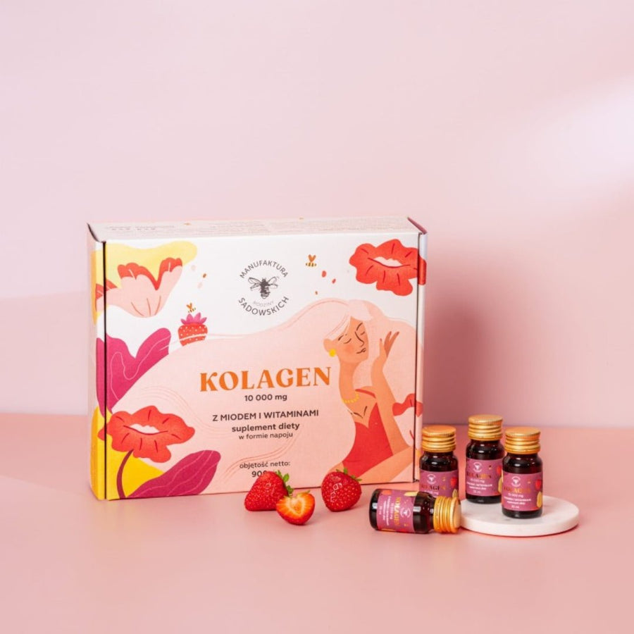 Sadowski bee Gardens Fish Collagen Premium 10 000mg 30x30ml (shipping from 28.05) - Pasieki Sadowskich - Vesa Beauty