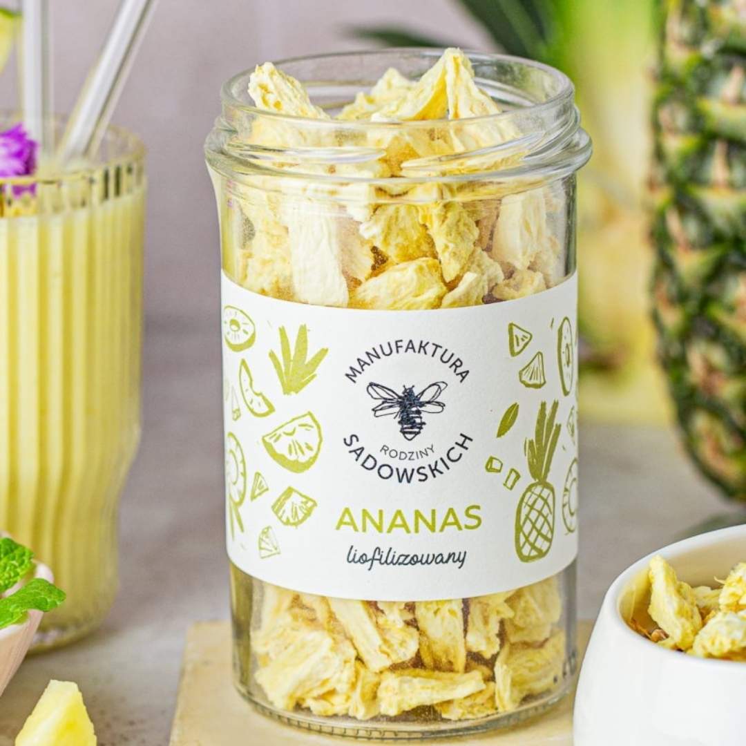 Sadowski Bee Gardens Freeze - dried pineapple 75g - Sadowski Bee Gardens - Vesa Beauty